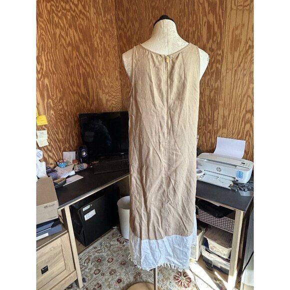 Nanette Lepore Knit Sleeveless Fridge Hem Oh So Pretty Colorblock Sift Dress 12 - Picture 7 of 10